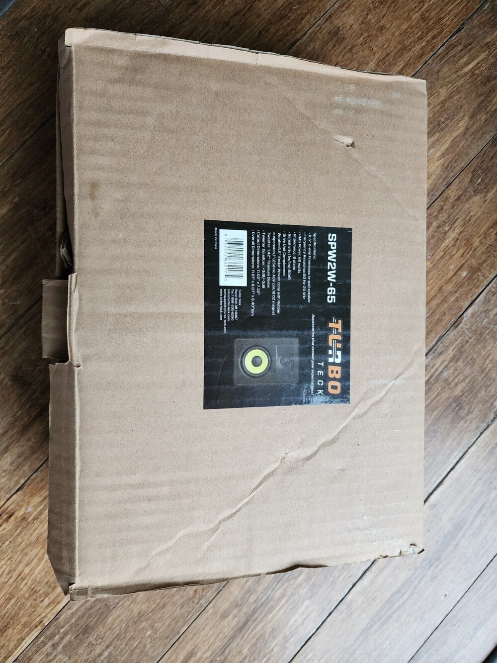 New Turbo Teck SPW2W-65 In Wall Speaker